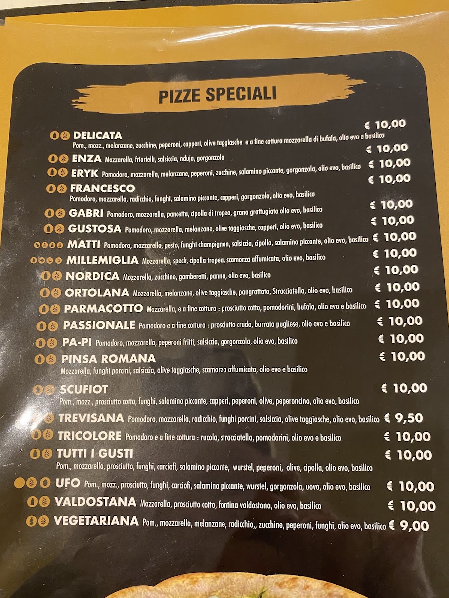 Menu Pizzeria Ristorante Scufiot M&c Sottomarina-2