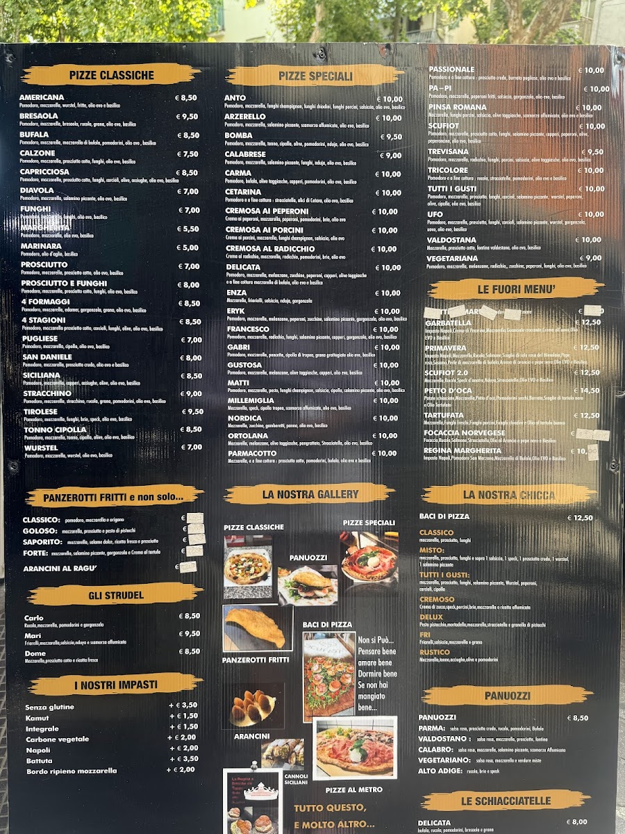 Menu Pizzeria Ristorante Scufiot M&c Sottomarina-3