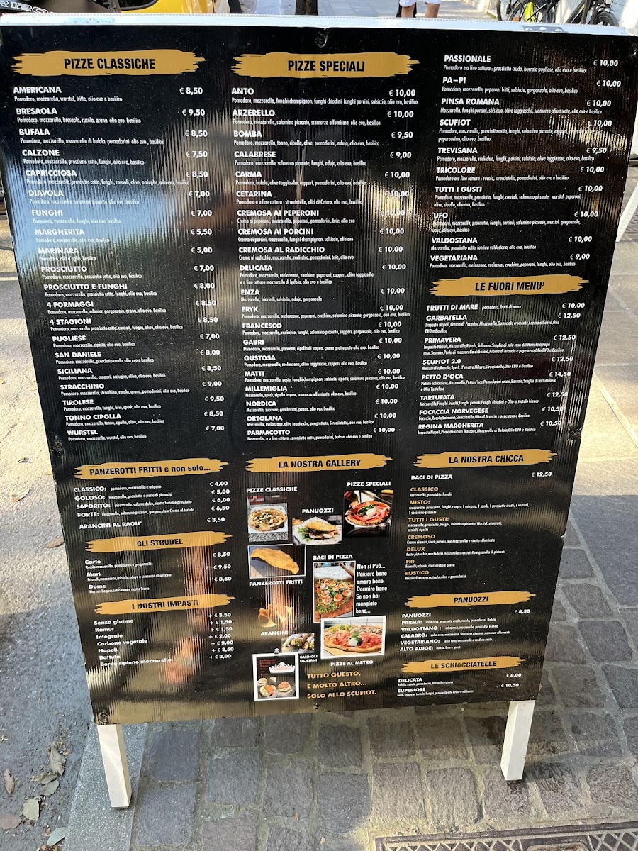 Menu Pizzeria Ristorante Scufiot M&c Sottomarina-7