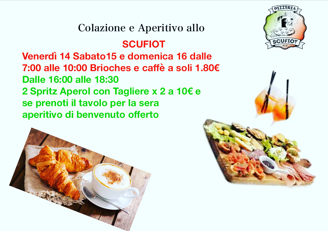 Menu Pizzeria Ristorante Scufiot M&c Sottomarina-8